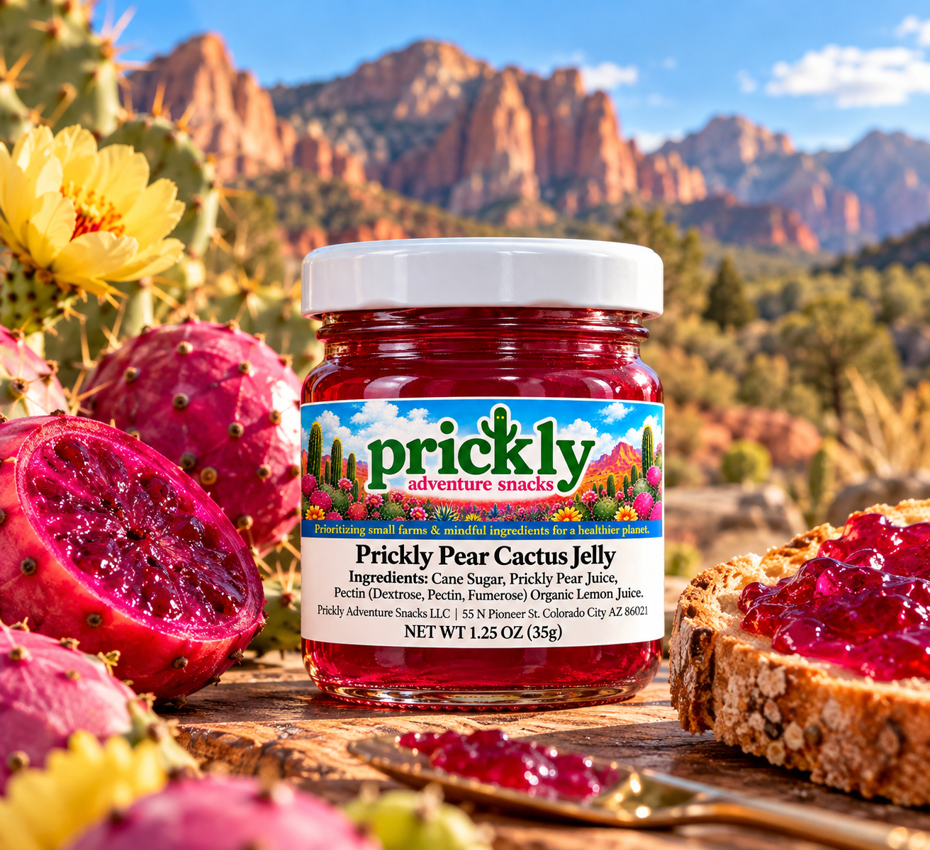 Prickly Pear Cactus Jelly (1.25oz) - Image 3